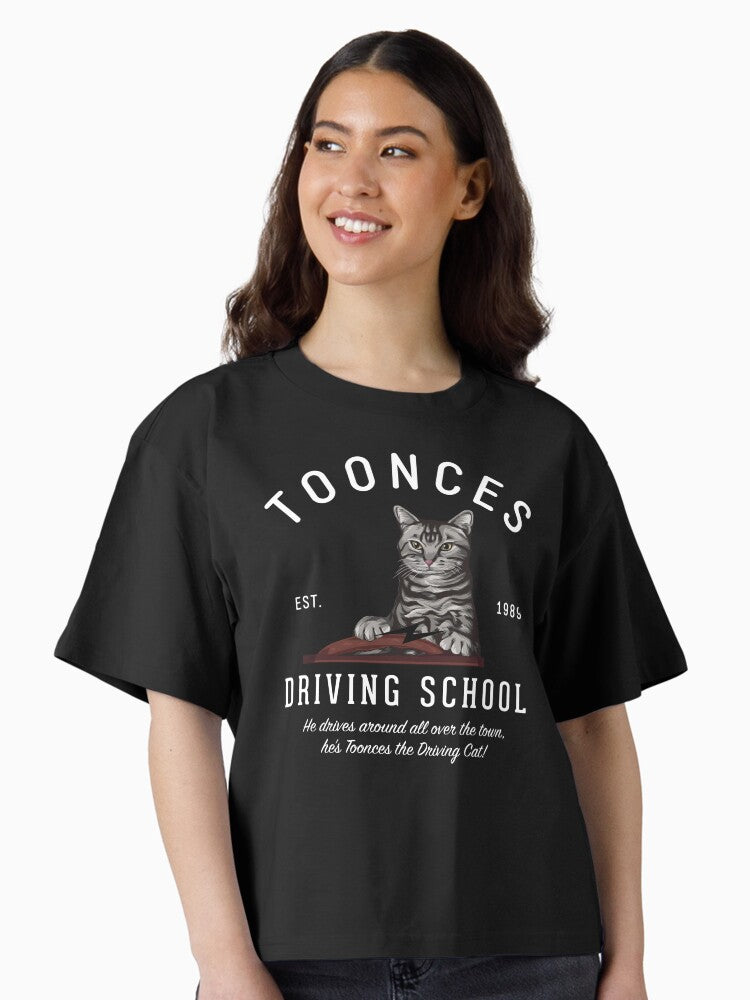 Toonces Driving School Est 1989 Boxy T Shirt Boxy T Shirt Viral TikTok Modern Aesthetic