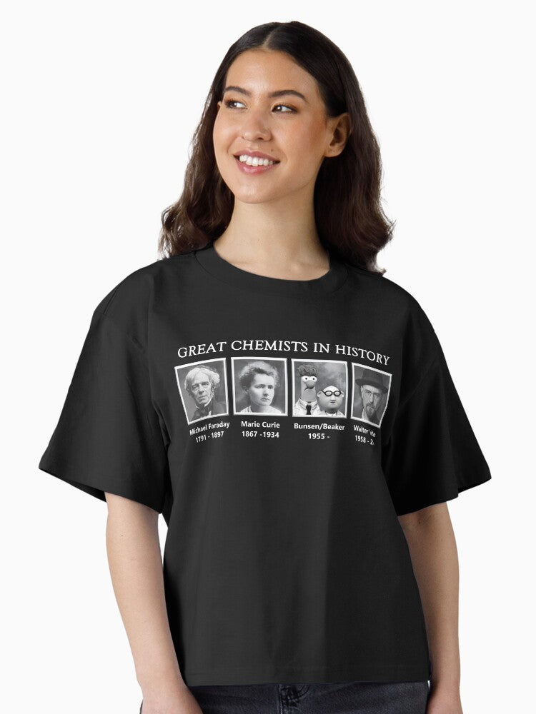 Great Chemists In History Boxy T Shirt Boxy T Shirt High Search Demand Relaxed Style