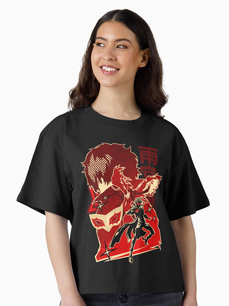 The Phantom Thieves of hearts leader Boxy T Shirt Boxy T Shirt Comfort Fit Gift Ready