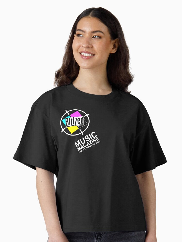 OFFSET LOGO SMALL FOR DARK ITEMS Boxy T Shirt Boxy T Shirt Streetwear Style Boxy Fit