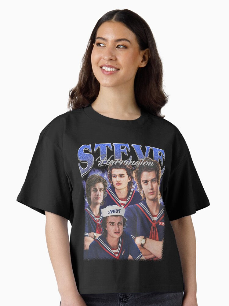 Steve Harrington Boxy T Shirt Boxy T Shirt Comfort Fit Gift Ready