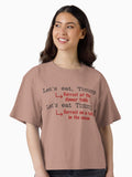 Funny Punctuation Grammar Humor Boxy T Shirt Boxy T Shirt Premium Print Modern Aesthetic