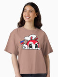JOLLIBEE PEEKING PHILIPPPINE FLAG FILIPINO 2 Boxy T Shirt Boxy T Shirt High Search Demand Daily Wear