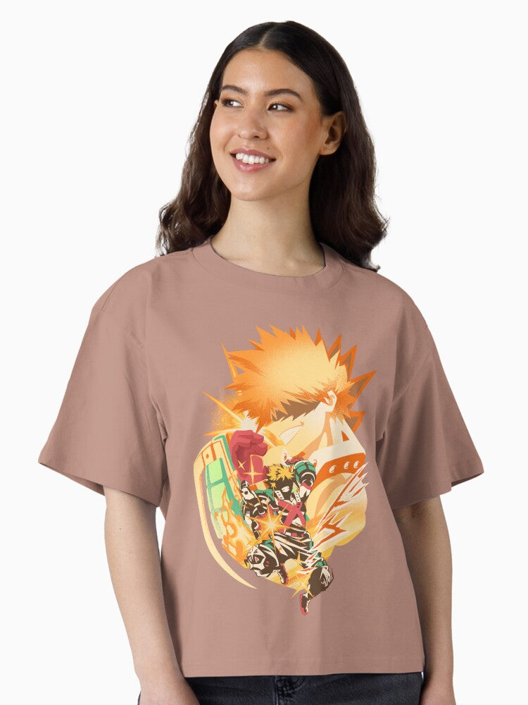 The Explosion Quirk Boxy T Shirt Boxy T Shirt Streetwear Style Gift Ready