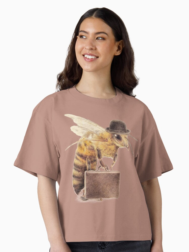 Worker Bee Boxy T Shirt Boxy T Shirt Comfort Fit Modern Aesthetic