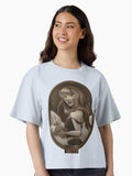Tortured Poet Sepia Boxy T Shirt Boxy T Shirt High Search Demand Daily Wear