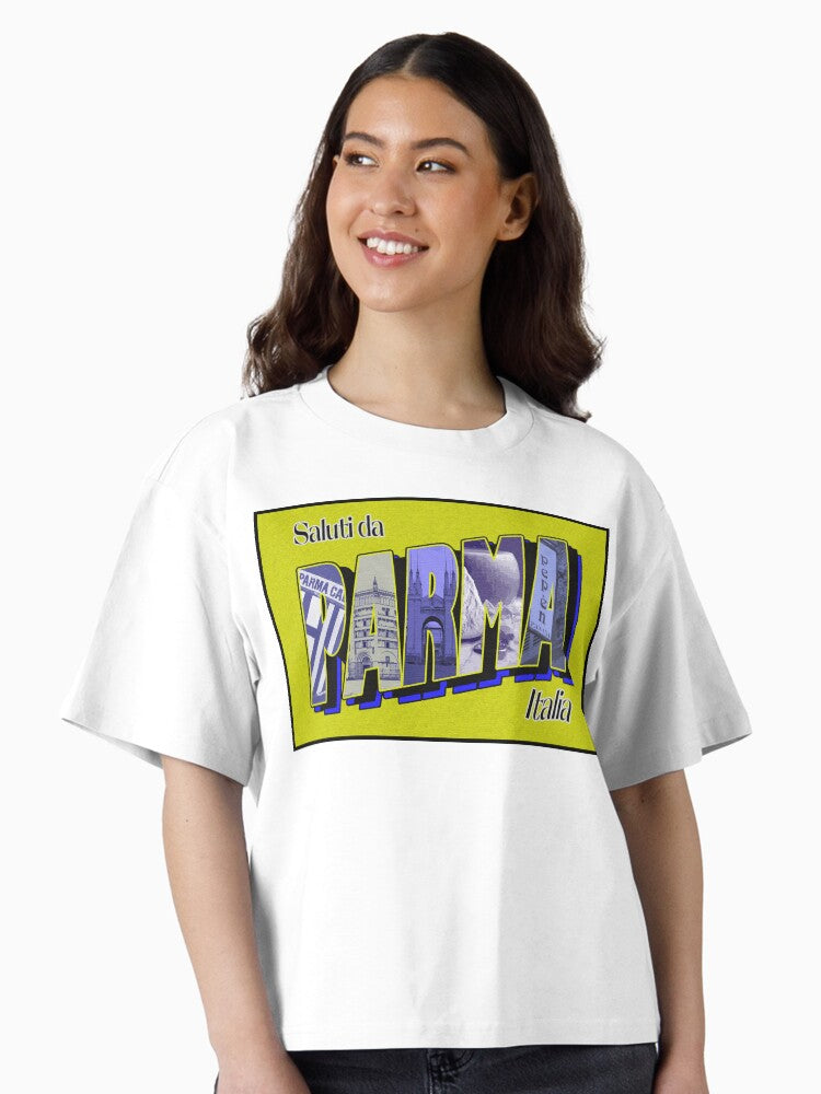 Greetings from Parma Boxy T Shirt Boxy T Shirt Premium Print Daily Wear