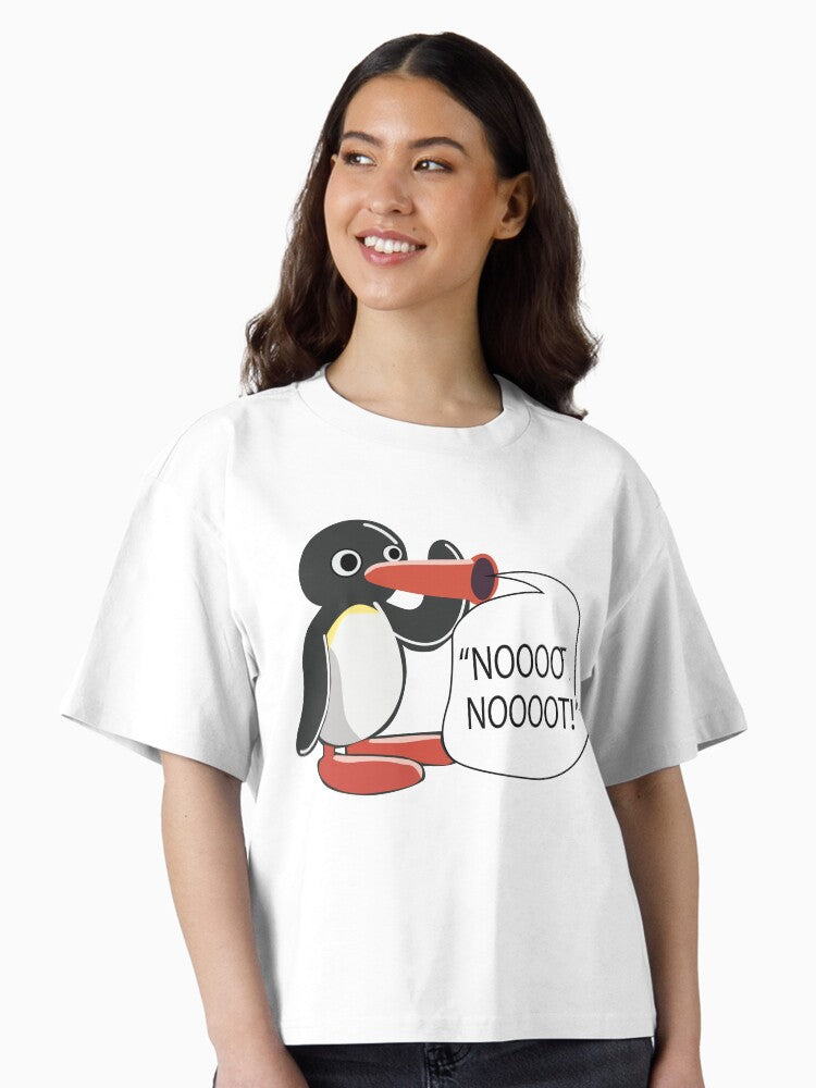 Penguin Noot Noot Boxy T Shirt Boxy T Shirt Trending US Modern Aesthetic