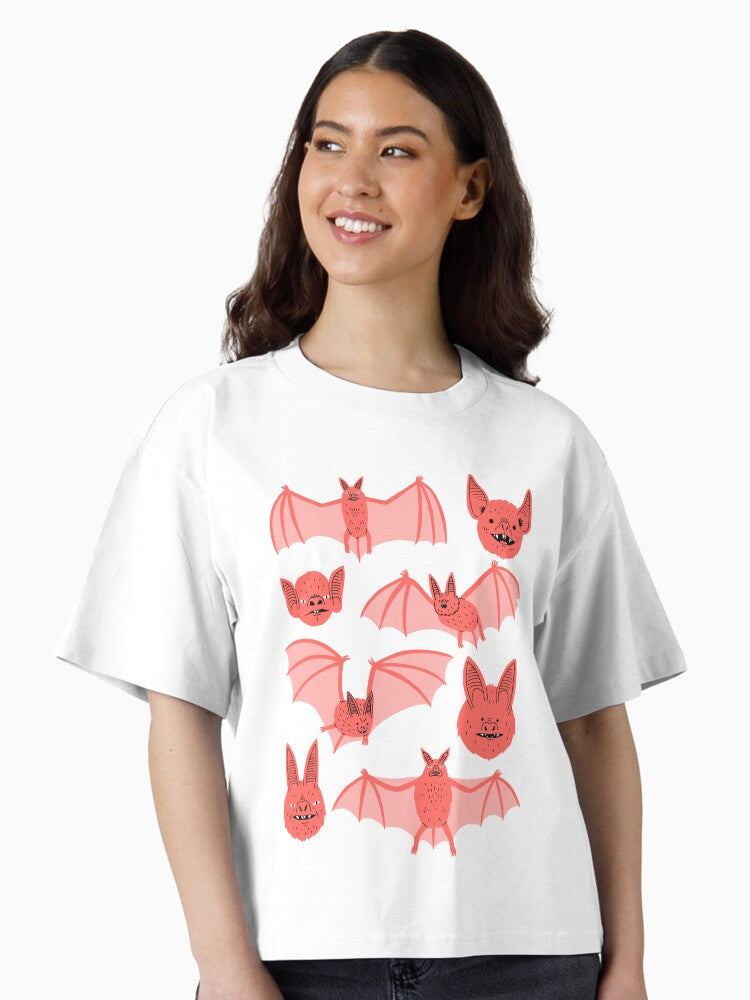 Bats Boxy T Shirt Boxy T Shirt Streetwear Style Boxy Fit