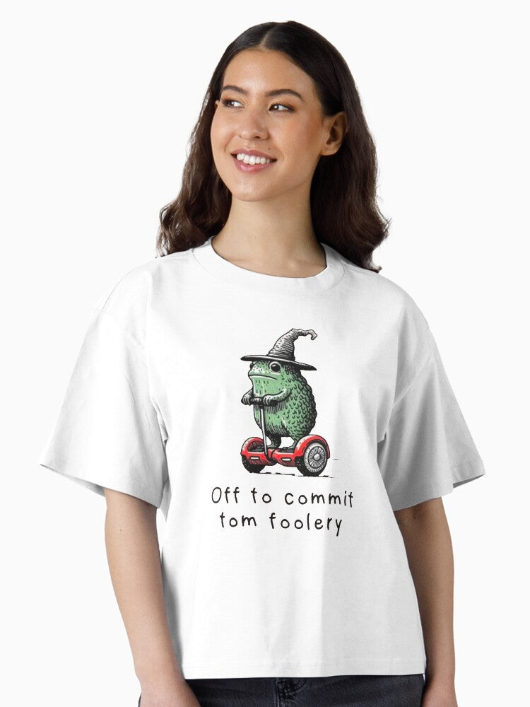 Off To Commit Tom Foolery Boxy T Shirt Boxy T Shirt Streetwear Style Boxy Fit