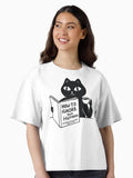 How to ignore your human Boxy T Shirt Boxy T Shirt Trending US Daily Wear
