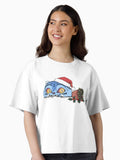 Derpy the Tiger with pot Boxy T Shirt Boxy T Shirt Trending US Daily Wear
