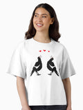 Magpie Love Boxy T Shirt Boxy T Shirt Streetwear Style Daily Wear
