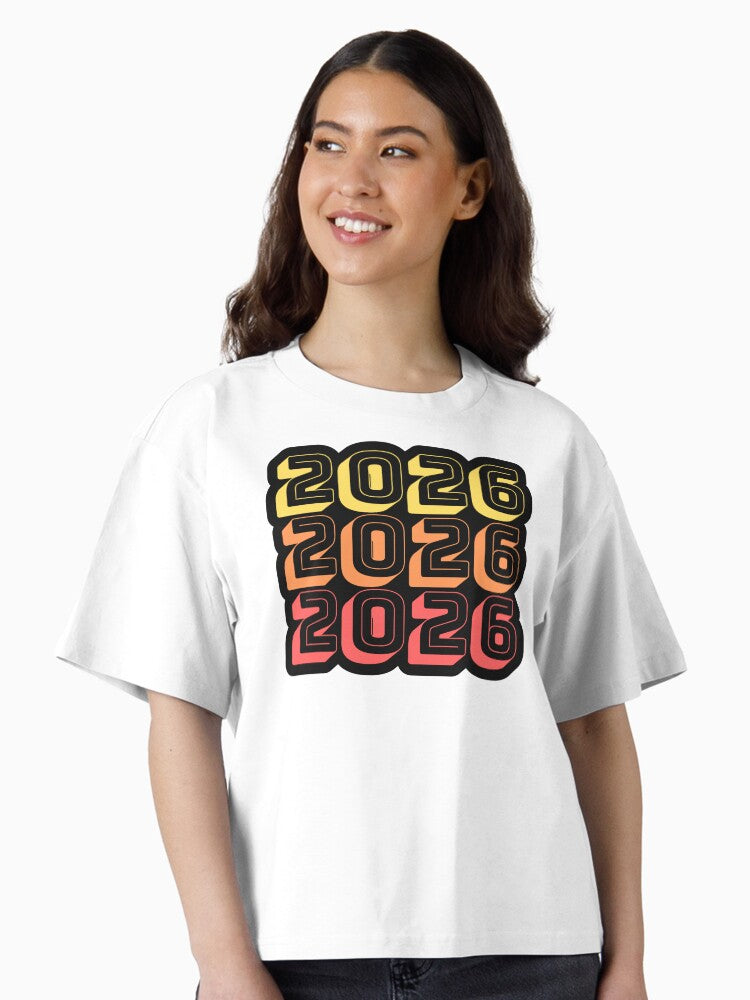 2026 2026 2026 Boxy T Shirt T Shirt Comfort Fit New Year Trend
