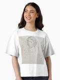 Bridal photoshoot sketch Boxy T Shirt Boxy T Shirt Viral TikTok Daily Wear