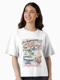 Colorized Quotes Boxy T Shirt Boxy T Shirt Comfort Fit Daily Wear