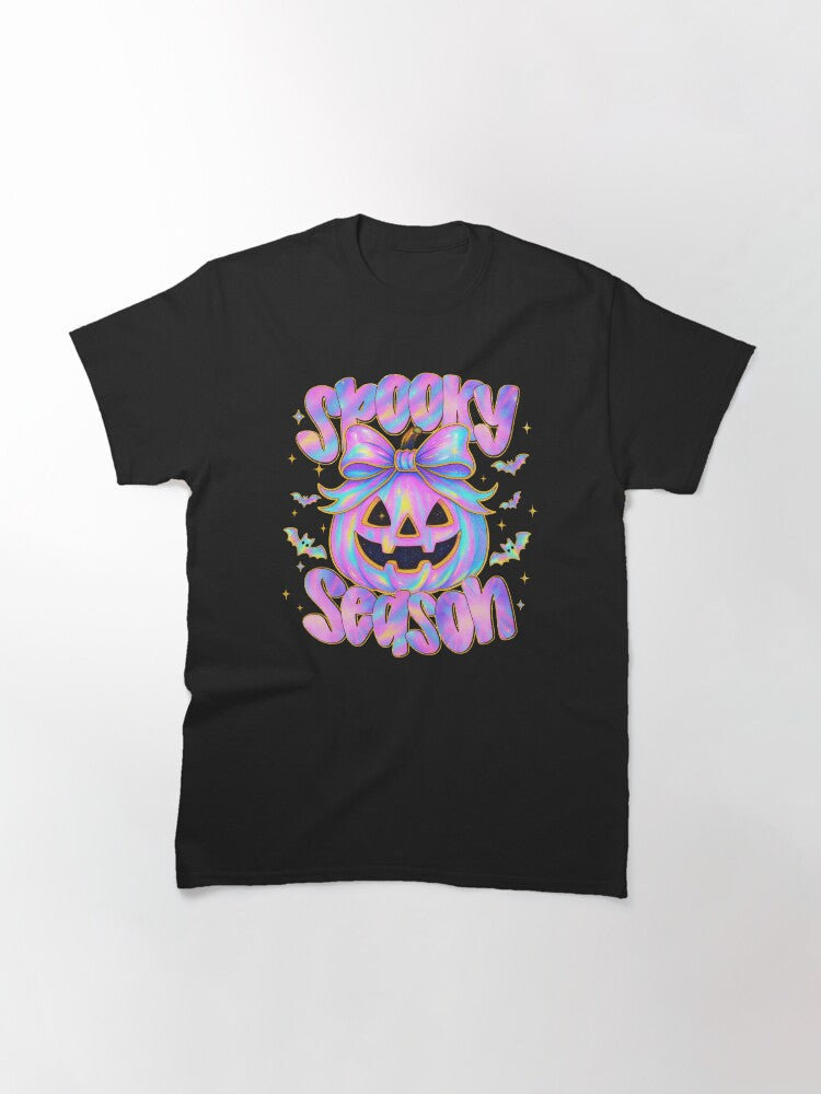 Womens Spooky Season Preppy Halloween Shirt For Kids Classic T Shirt