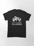 Spooky Isnt A Season Its A Lifestyle Funny Ghost Quote Classic T Shirt
