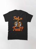 Trick Or Treat Cute Funny Halloween Classic T Shirt US Trend