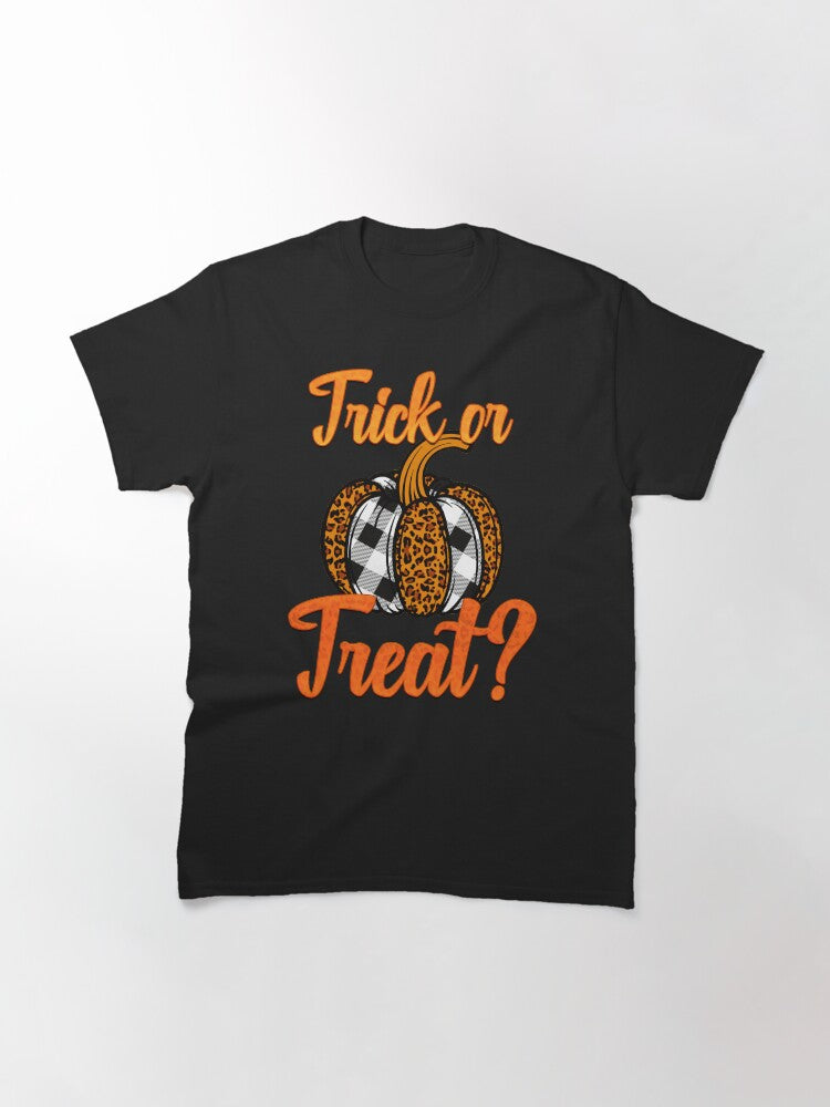 Trick Or Treat Cute Funny Halloween Classic T Shirt US Trend