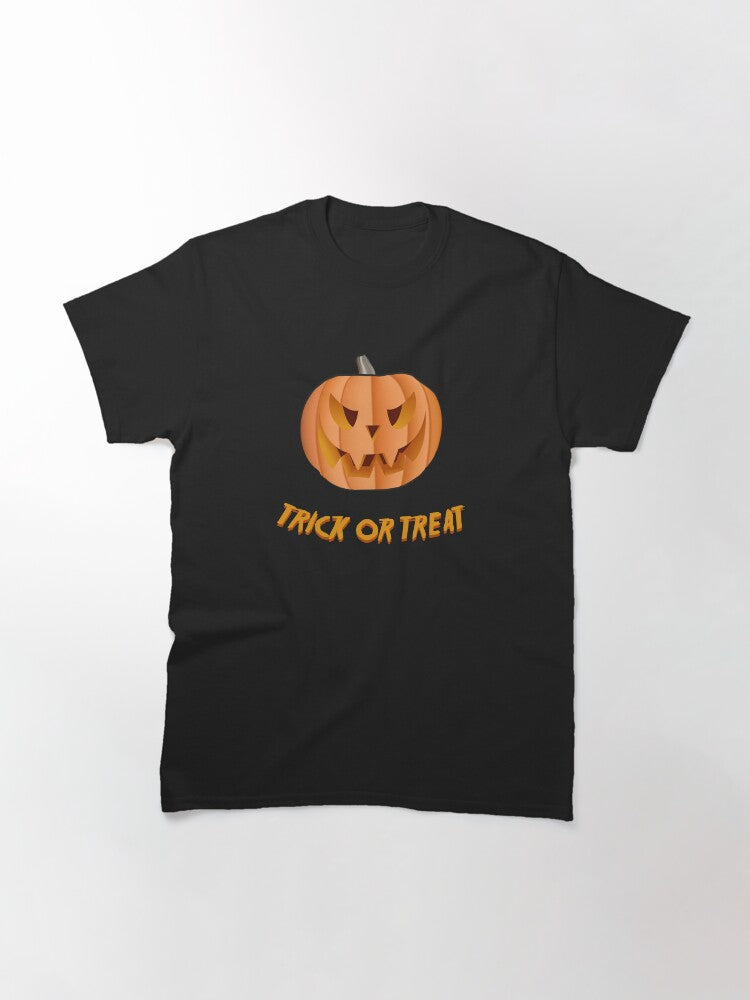 Trick Or Treat Classic T Shirt Minimal Style 35