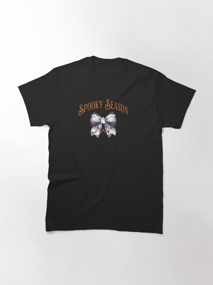 Spooky Season Ghost Coquette Bow Classic T Shirt