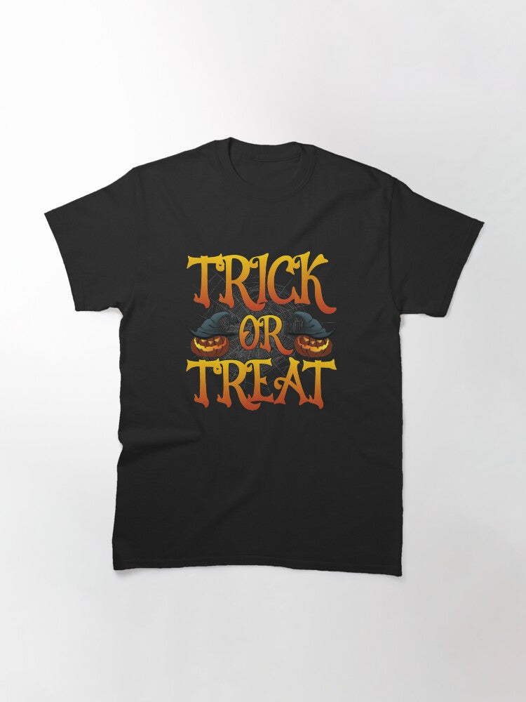 Trick Or Treat Classic T Shirt Everyday Wear 19