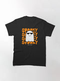 Cool Ghost Spooky Season Halloween Classic T Shirt
