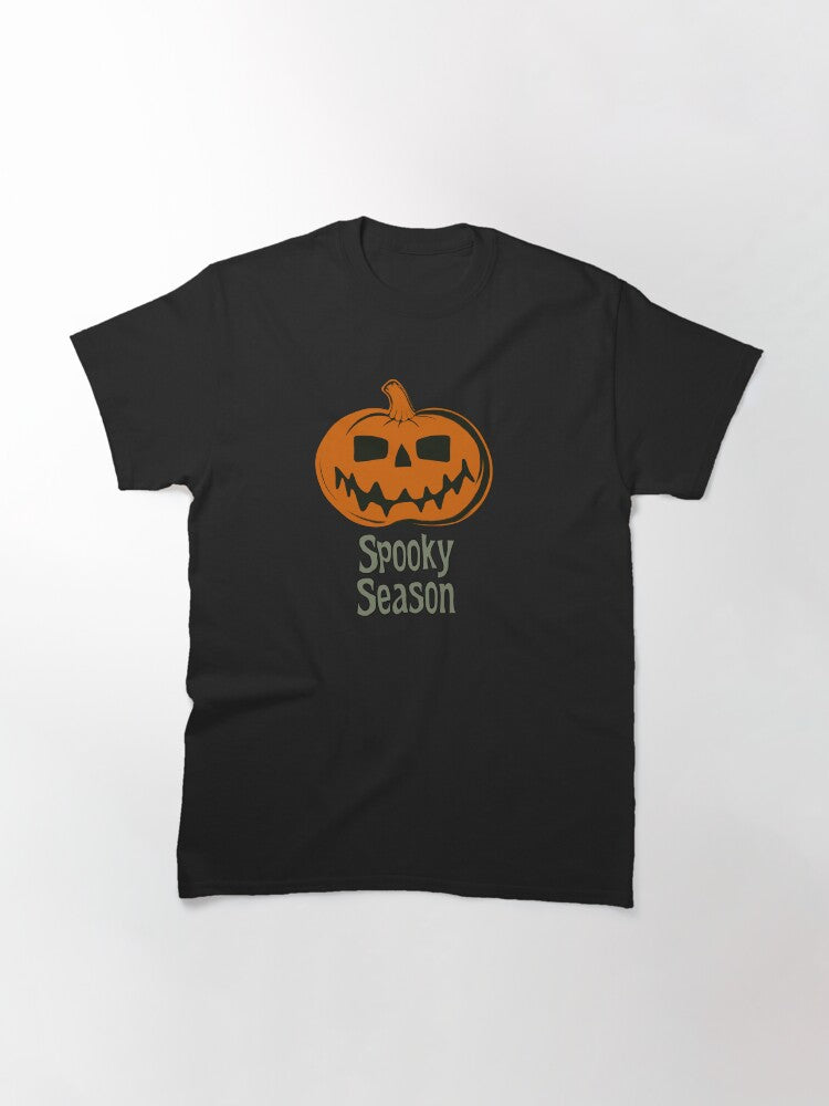 Spooky Season Pumpkin Hoodie And T Shirt Gothic Halloween Apparel Classic