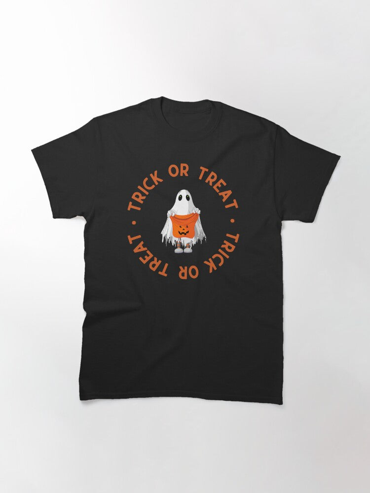 Trick Or Treat Classic T Shirt Clean Design 32