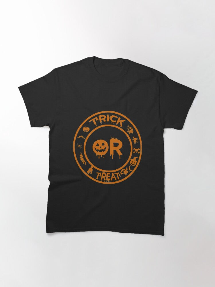 Halloween Trick Or Treat Classic T Shirt Everyday Wear
