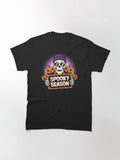 Spooky Season Skeleton Beanie Pumpkin Classic T Shirt