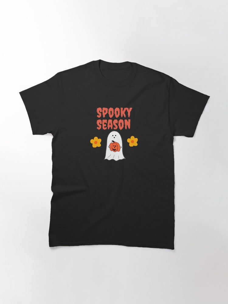 Spooky Season Ghost Classic T Shirt 7