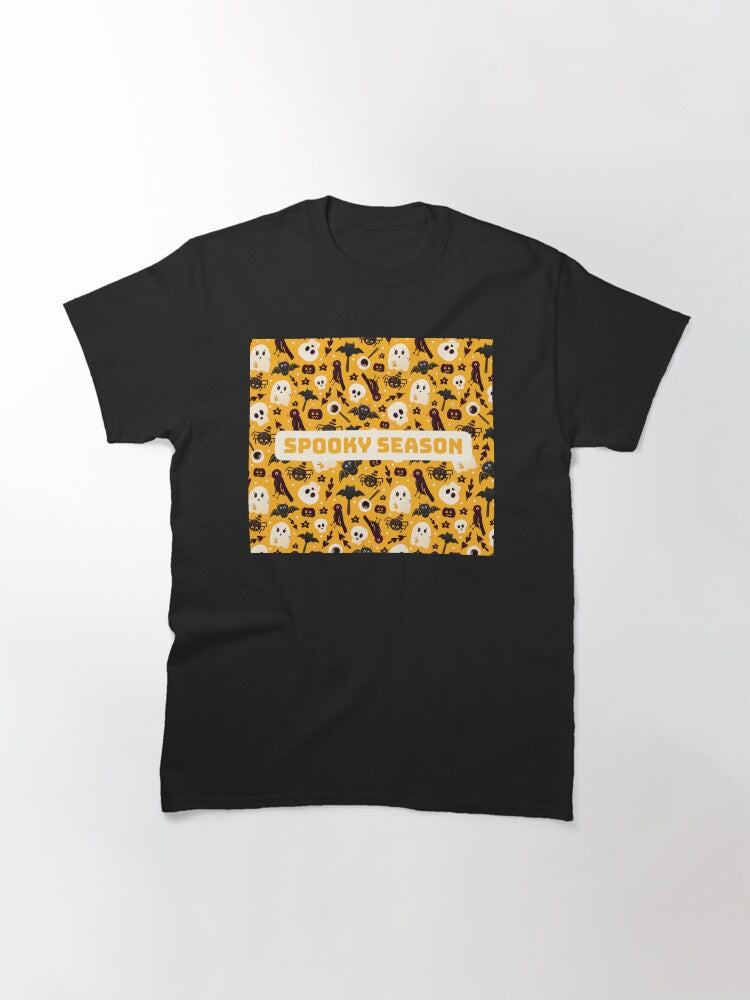 Electric Yellow Cute Spooky Season Classic T Shirt
