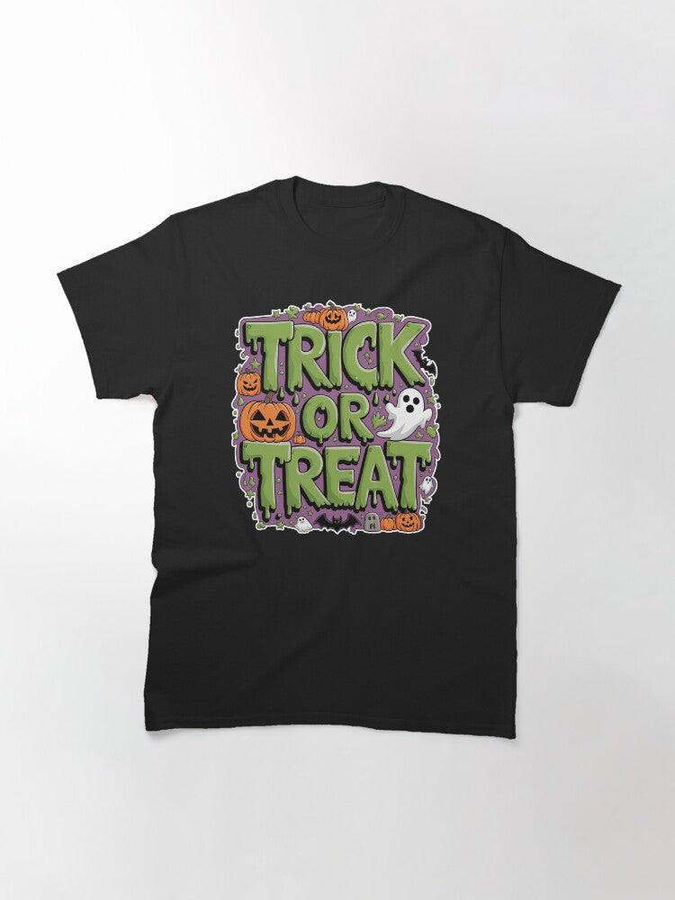 Trick Or Treat Classic T Shirt Clean Design 6