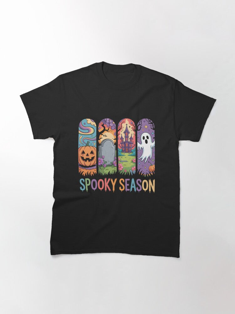 Spooky Season Halloween Ghost Fall Pumpkin Classic T Shirt
