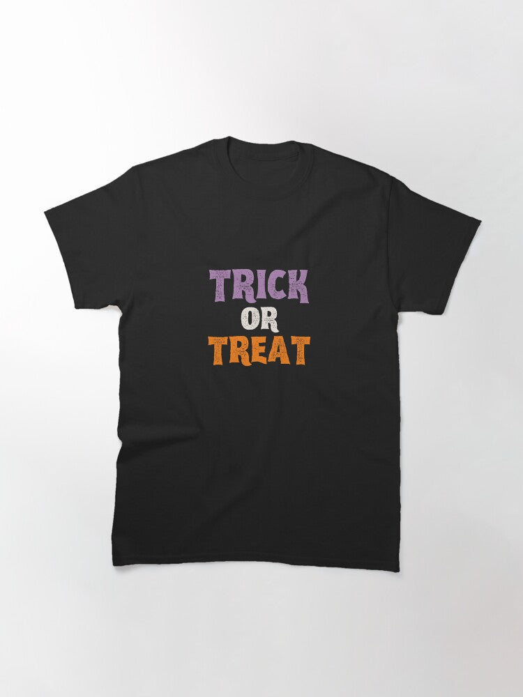 Trick Or Treat Classic T Shirt Everyday Wear 13