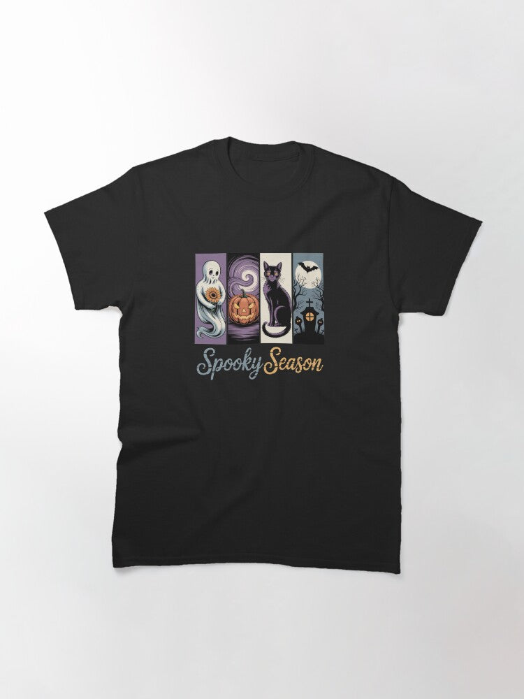Spooky Season Panels Classic T Shirt