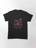 Trick Or Treat Halloween Classic T Shirt Premium Print 4