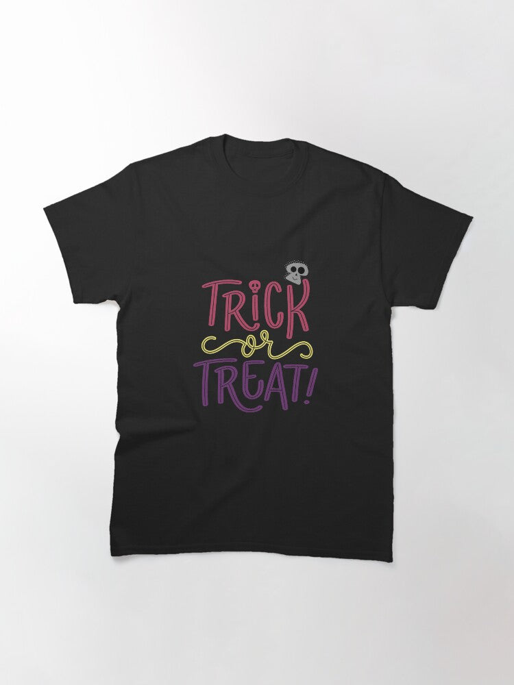 Trick Or Treat Halloween Classic T Shirt Premium Print 4