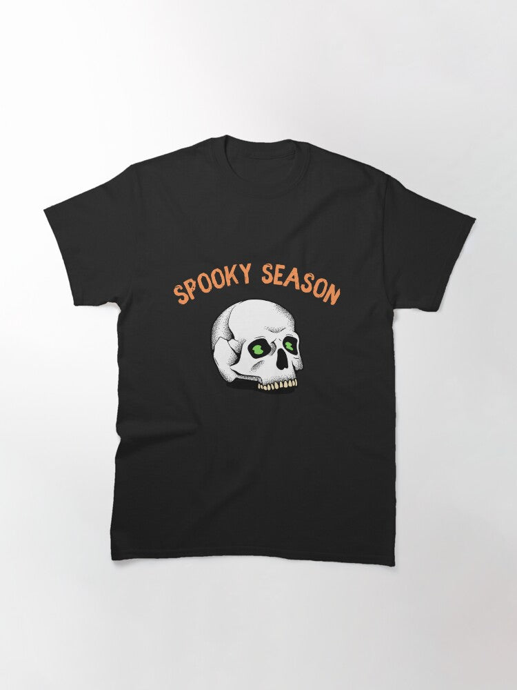 Spooky Season Skull Classic T Shirt