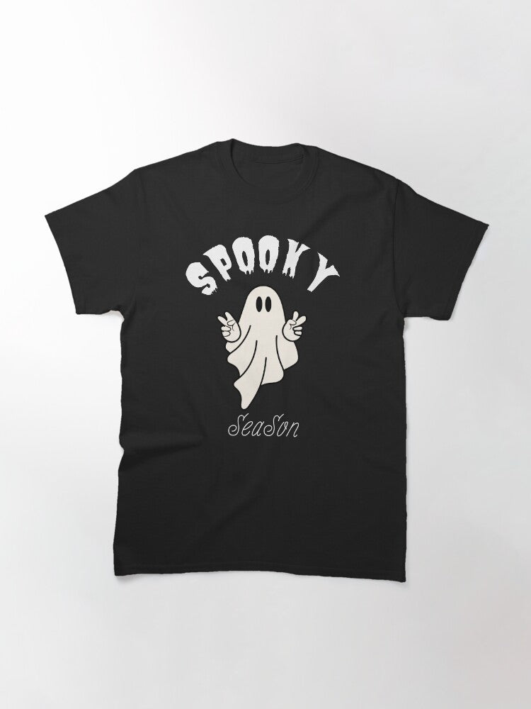 Spooky Season Retro Funny Halloween Ghost Halloween Pumpkin Fall Autumn Halloween Ghost Classic T Shirt
