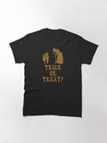 Trick Or Treat Classic T Shirt Everyday Wear 23