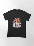 Spooky Season Cute Halloween Pumpkin Design Classic T Shirt