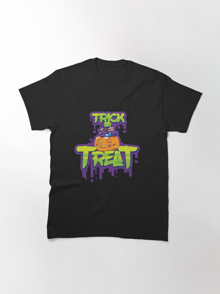 Trick Or Treat Classic T Shirt Clean Design 28