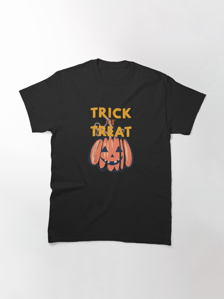 Halloween Trick Or Treat T Shirt Classic Clean Design