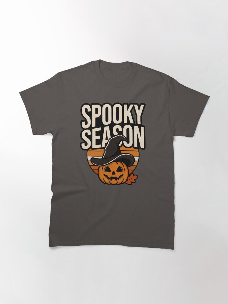 Halloween Pumpkin Spooky Season Classic T Shirt