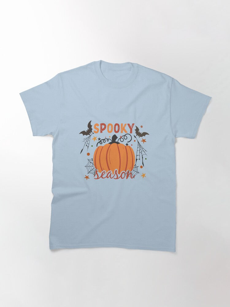 Retro Spooky Season Pumpkin Halloween Classic T Shirt