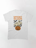 Spooky Season Halloween Ghost Classic T Shirt 2