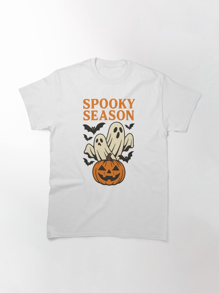 Spooky Season Halloween Ghost Classic T Shirt 2
